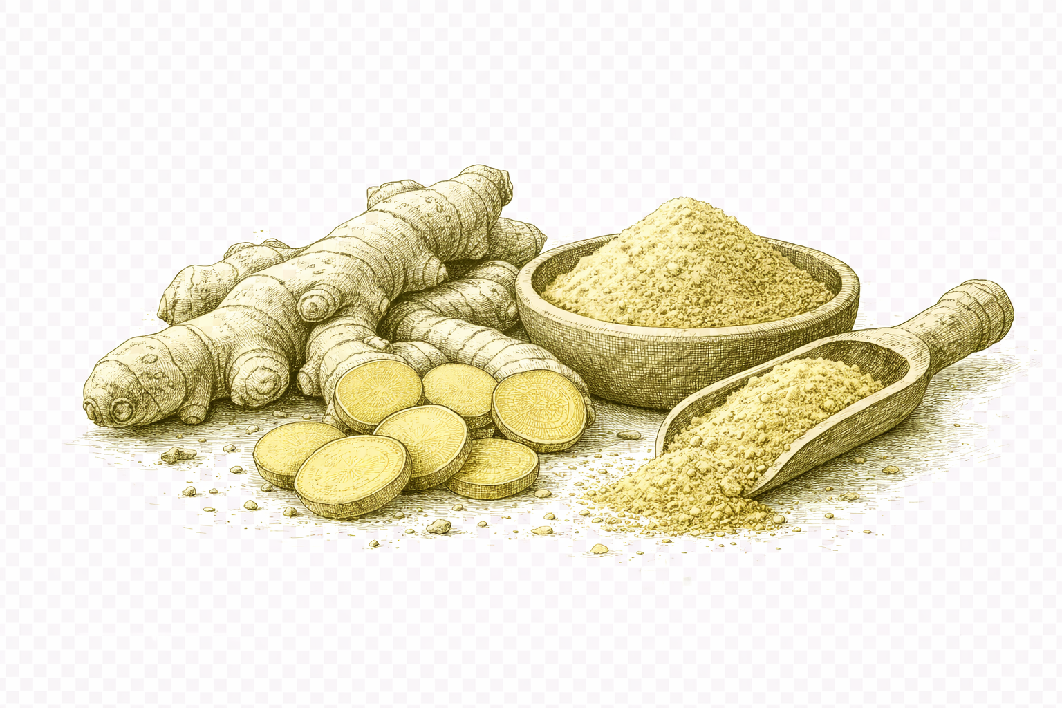 GINGEMBRE FRAIS – RACINE ENTIÈRE DÉSHYDRATÉE