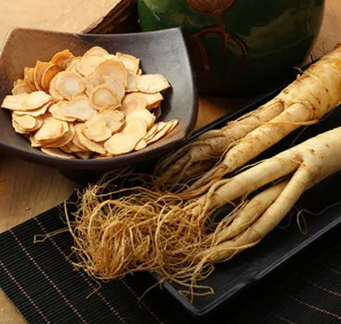 gensing frais dans son eau (3ans) vendu a la piece Coree